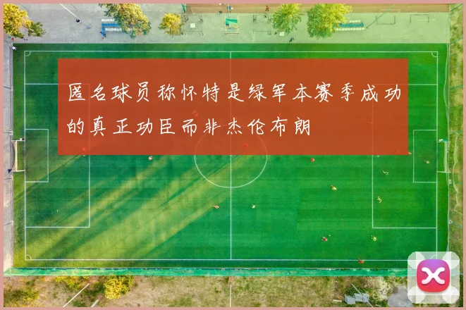 匿名球员称怀特是绿军本赛季成功的真正功臣而非杰伦布朗