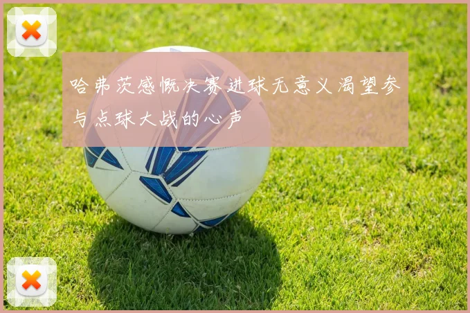 哈弗茨感慨决赛进球无意义渴望参与点球大战的心声