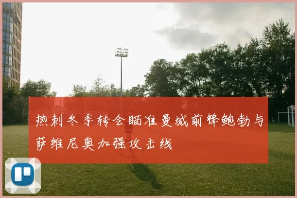 热刺冬季转会瞄准曼城前锋鲍勃与萨维尼奥加强攻击线